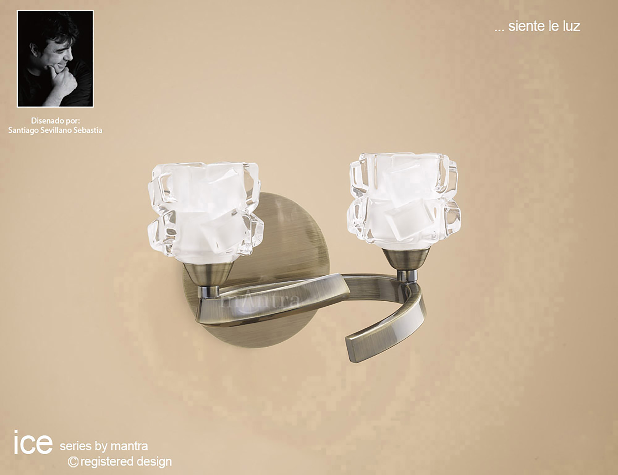 Ice AB Wall Lights Mantra Contemporary Wall Lights Ice AB Wall Lights Mantra Contemporary Wall Lights